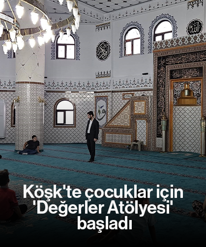 Köşk'te çocuklar için 'Değerler Atölyesi' başladı