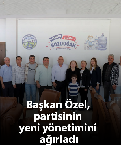 Başkan Özel, partisinin yeni yönetimini ağırladı