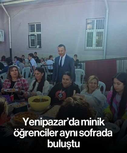Yenipazar’da minik öğrenciler aynı sofrada buluştu