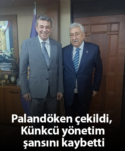 Palandöken çekildi, Künkcü yönetim şansını kaybetti