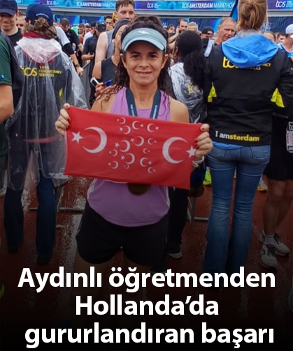 Aydınlı öğretmenden Hollanda’da gururlandıran başarı