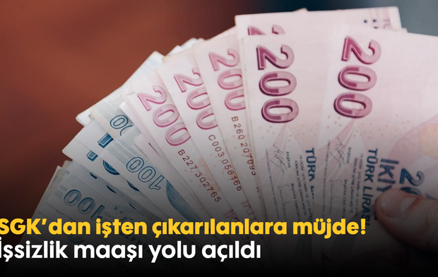 SGK’dan işten çıkarılanlara müjde! İşsizlik maaşı yolu açıldı
