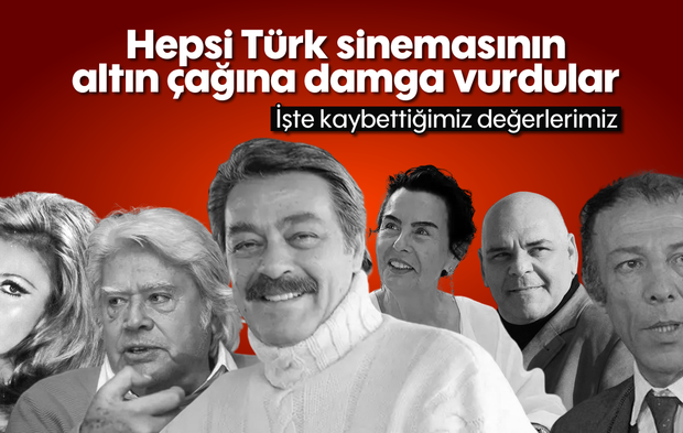 Hepsi Türk sinemasının altın çağına damga vurgular: İşte kaybettiğimiz değerlerimiz