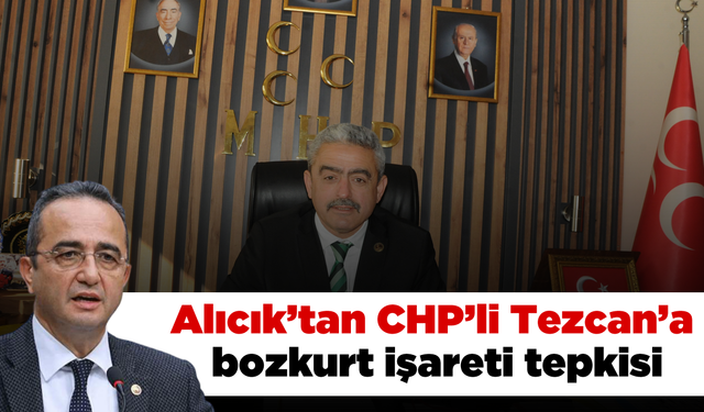 Alıcık’tan CHP’li Tezcan’a bozkurt işareti tepkisi