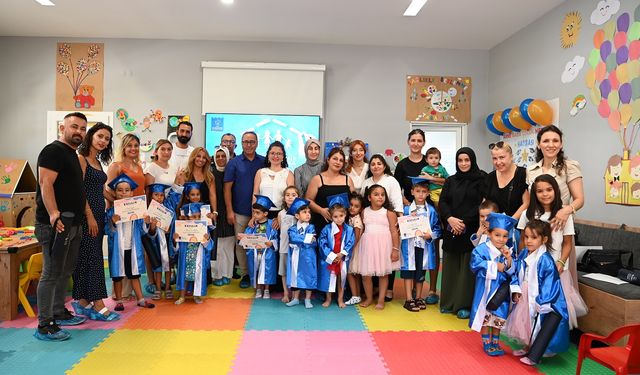 'Anne Baba Çocuk Merkezi'nde mezuniyet heyecanı