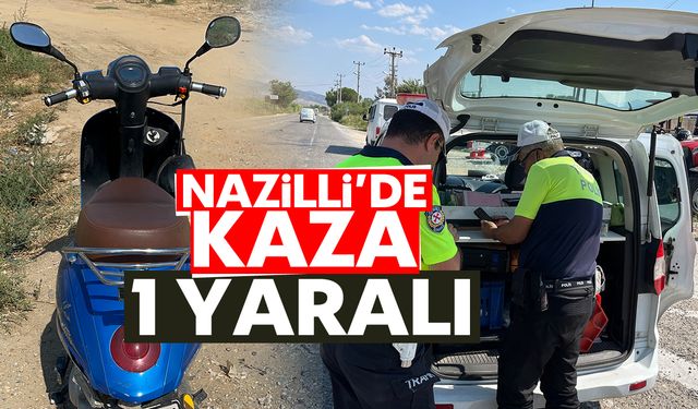 Nazilli’de kaza; 1 yaralı