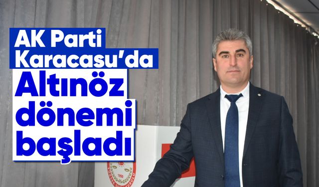 AK Parti Karacasu'da Altınöz dönemi başladı