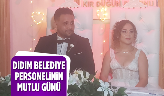 Didim Belediye personelinin mutlu günü