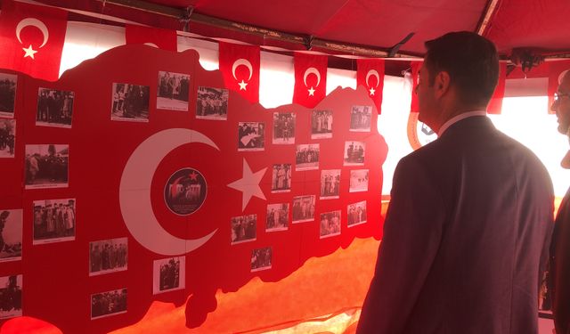 Germencik'te Atatürk fotoğrafları sergisi açıldı