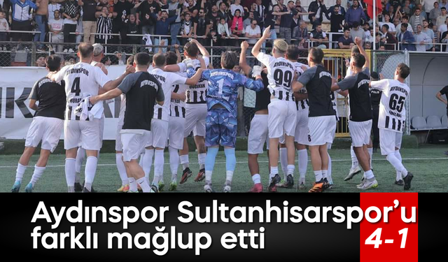 Aydınspor, Sultanhisarspor’u farklı mağlup etti: 4-1