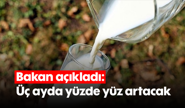 Bakan açıkladı: Üç ayda yüzde yüz artacak