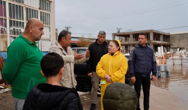 Başkan Gençay, yağış sonrası çalışmaları yerinde inceledi