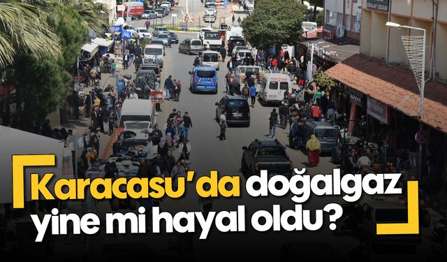 Karacasu'da doğalgaz yine mi hayal oldu?