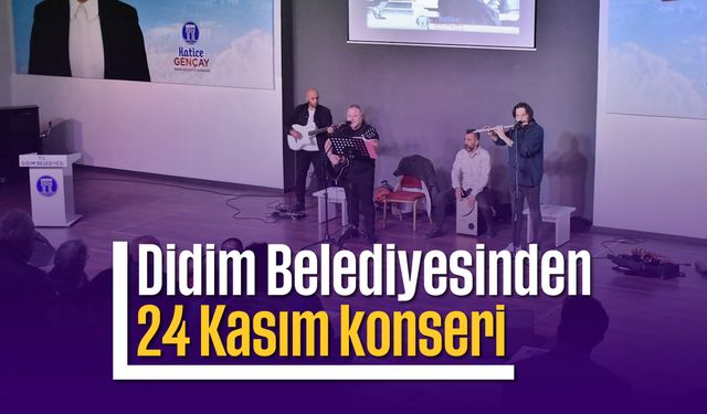 Didim Belediyesinden 24 Kasım konseri