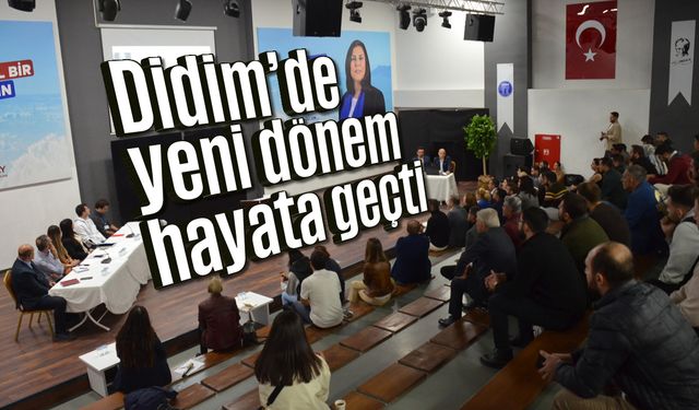 Didim'de yeni dönem hayata geçti