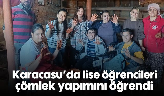 Karacasu'da lise öğrencileri çömlek yapımını öğrendi