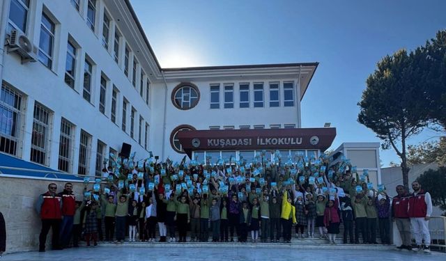 Kuşadası’nda öğrencilere su verimliliğinin önemi anlatıldı