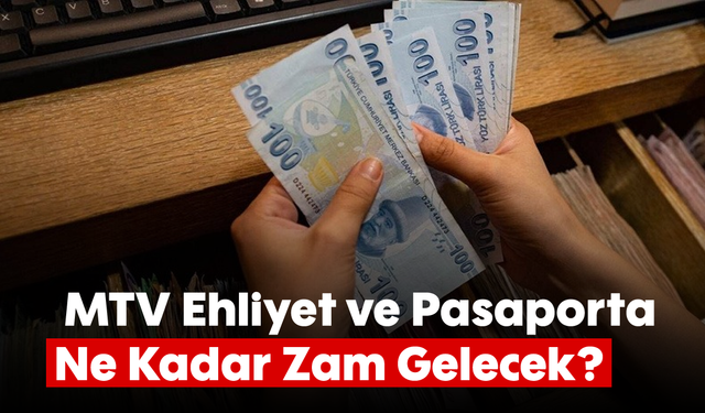 MTV, Ehliyet ve Pasaporta Ne Kadar Zam Gelecek?