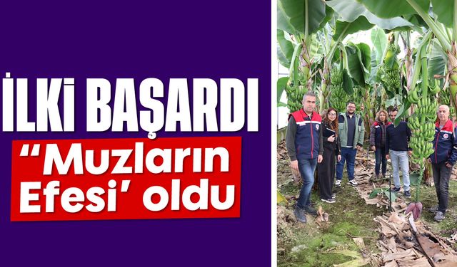 İlki başardı, "Muzların Efesi' oldu