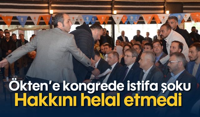 Ökten’e kongrede istifa şoku! Hakkını helal etmedi...