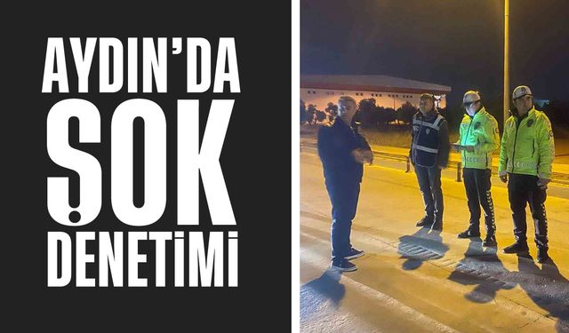 Aydın'da 'şok' denetimi