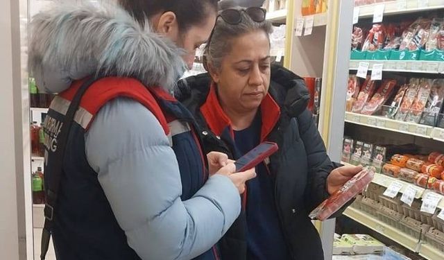 Söke’de marketler eşzamanlı denetlendi