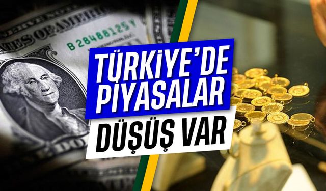 Türkiye'de piyasalar: Düşüş var...