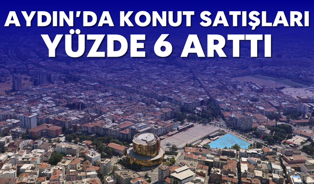 Aydın’da konut satışları yüzde 6 arttı