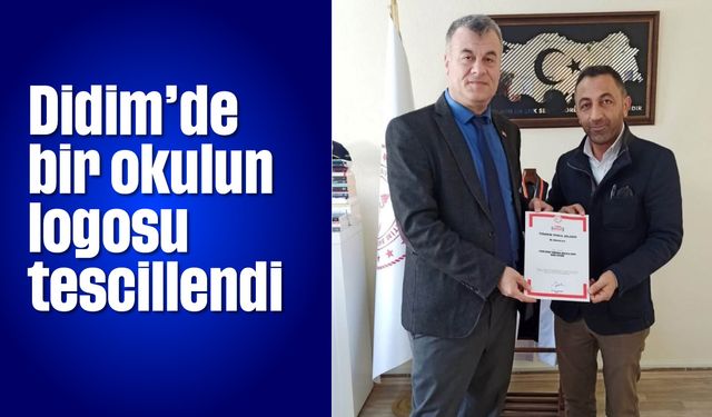 Didim’de bir okulun logosu tescillendi