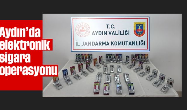 Aydın’da elektronik sigara operasyonu: 80 adet ele geçirildi