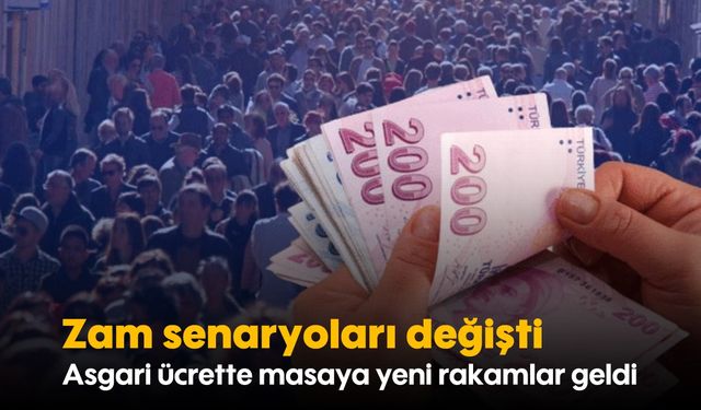 Zam senaryoları değişti: Asgari ücrette masaya yeni rakamlar geldi