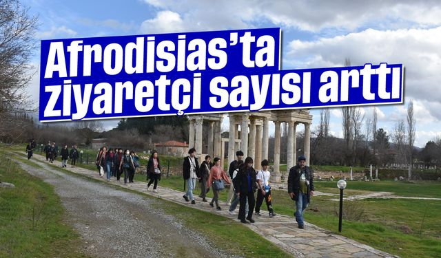 Afrodisias'ta ziyaretçi sayısı arttı