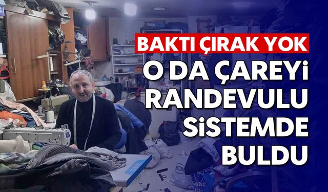 Baktı çırak yok, o da çareyi randevulu sistemde buldu