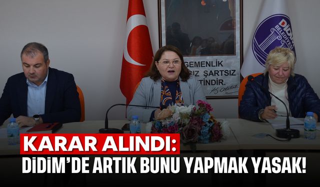 Didim'de artık bunu yapmak yasak!