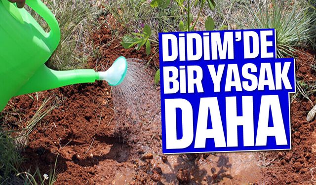 Didim'de bir yasak daha!