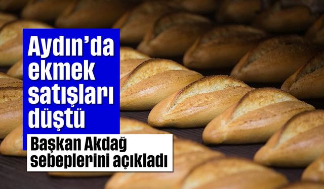 Aydın'da ekmek satışları düştü