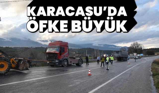 Karacasu'da öfke büyük