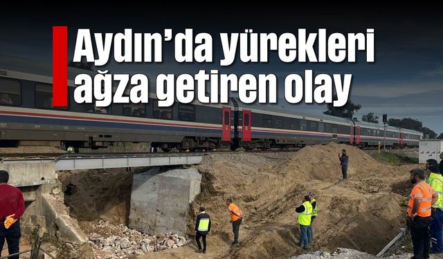 Aydın'da yürekleri ağza getiren olay