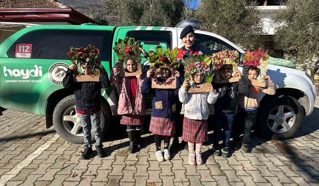 Nazilli’de öğrencilere doğa sevgisi anlatıldı