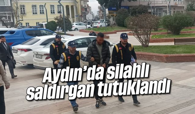 Aydın'da silahlı saldırgan tutuklandı