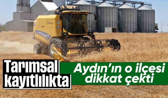 Tarımsal kayıtlılıkta Aydın'ın o ilçesi dikkat çekti