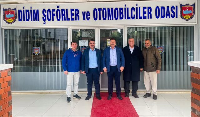 TŞOF Genel Başkanından Didim Şoförler odasına ziyaret