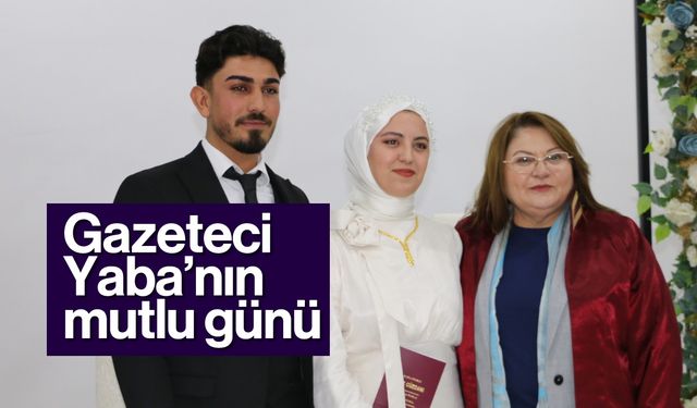 Gazeteci Yaba'nın mutlu günü