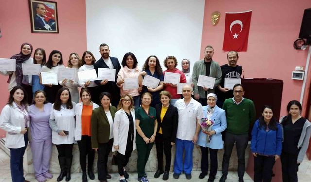 Aydın Devlet Hastanesi’ndeki eğitim programı sona erdi