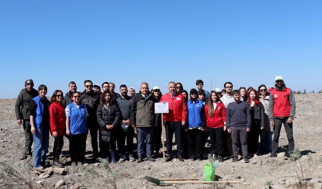 Aydın’da fidanlar toprakla buluştu