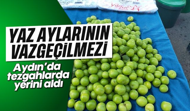 Yaz aylarının vazgeçilmezi: Aydın'da tezgahlarda yerini aldı