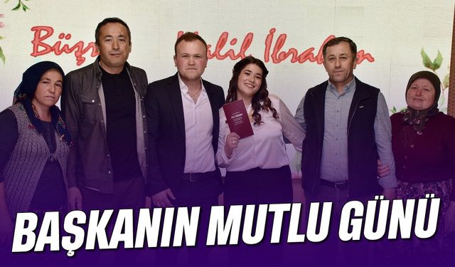 Başkanın mutlu günü