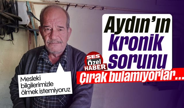 Aydın'ın kronik sorunu: Çırak bulamıyorlar