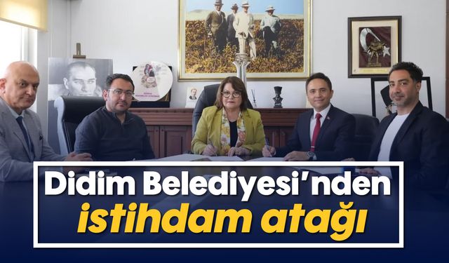 Didim Belediyesi'nden istihdam atağı