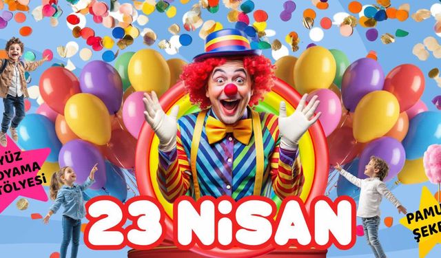 Didimli çocuklara Belediyeden 23 Nisan eğlencesi